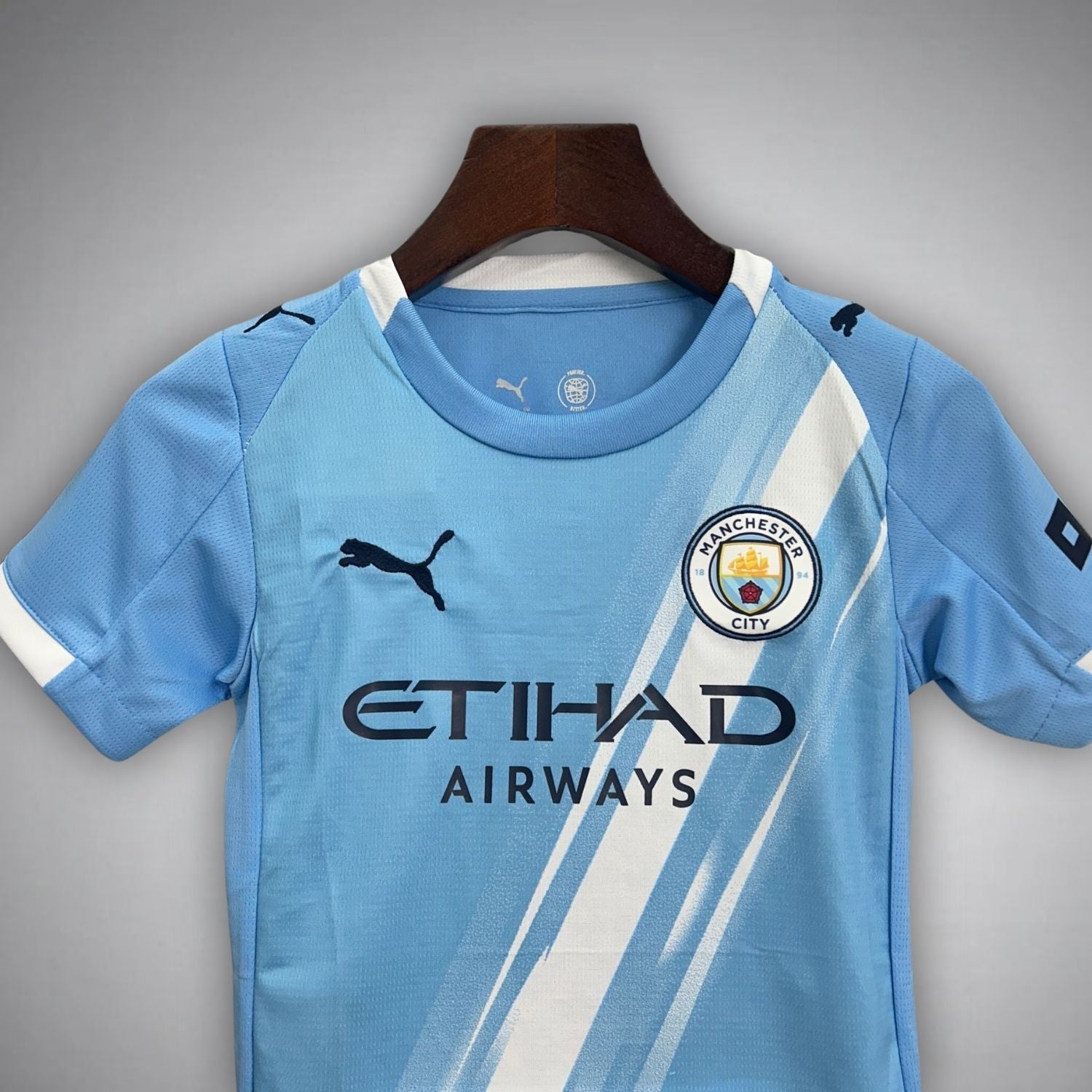 25/26 Manchester City Home Kids Size Kit - Premium Quality Kits at Football Monarch