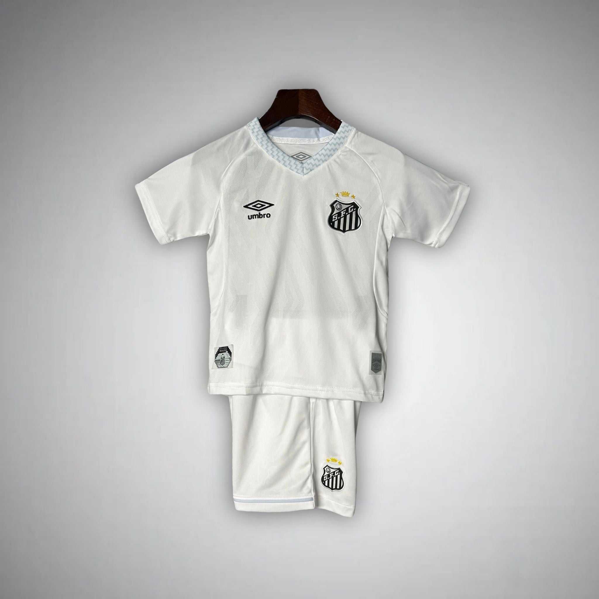 25/26 Santos FC Home Kids Size Kit - Premium Quality Kits at Football Monarch