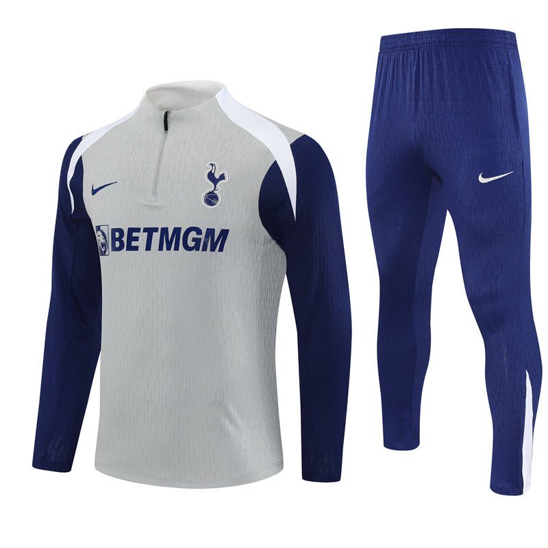 25/26 Tottenham Hotspur Grey Tracksuit - Premium Quality Kits at Football Monarch