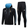 Argentina Black and Blue Premium Tracksuit - Premium Quality Kits at Football Monarch