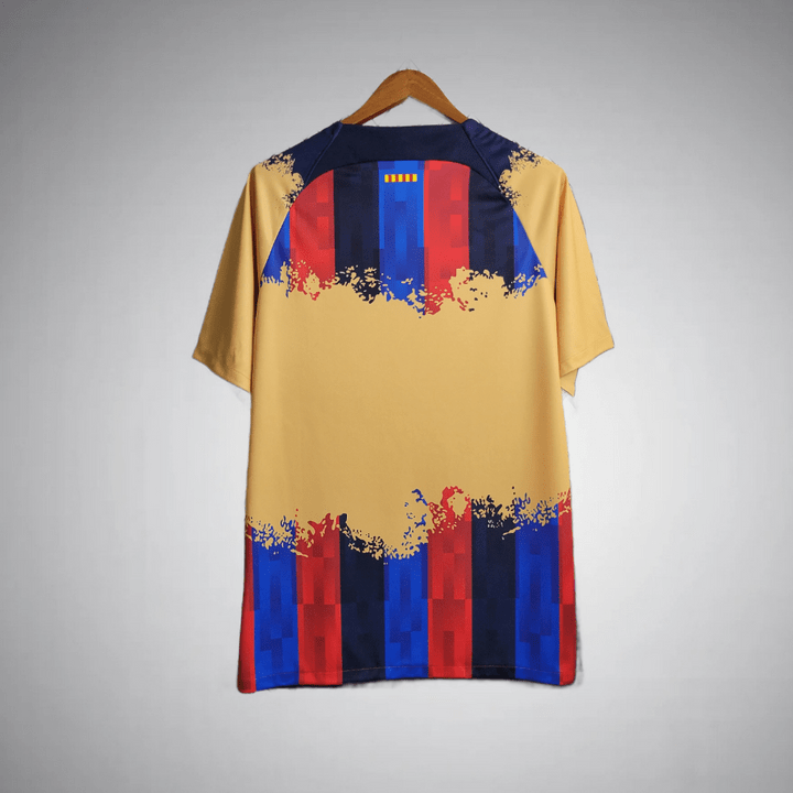 FC Barcelona "Catalan Pixel Fade" Premium Kit - Premium Quality Kits at Football Monarch