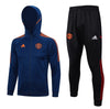Manchester United Dark Blue Premium Tracksuit - Premium Quality Kits at Football Monarch