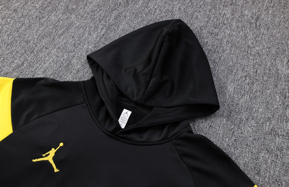 PSG Black and Yellow Premium Tracksuit - Premium Quality Kits at Football Monarch