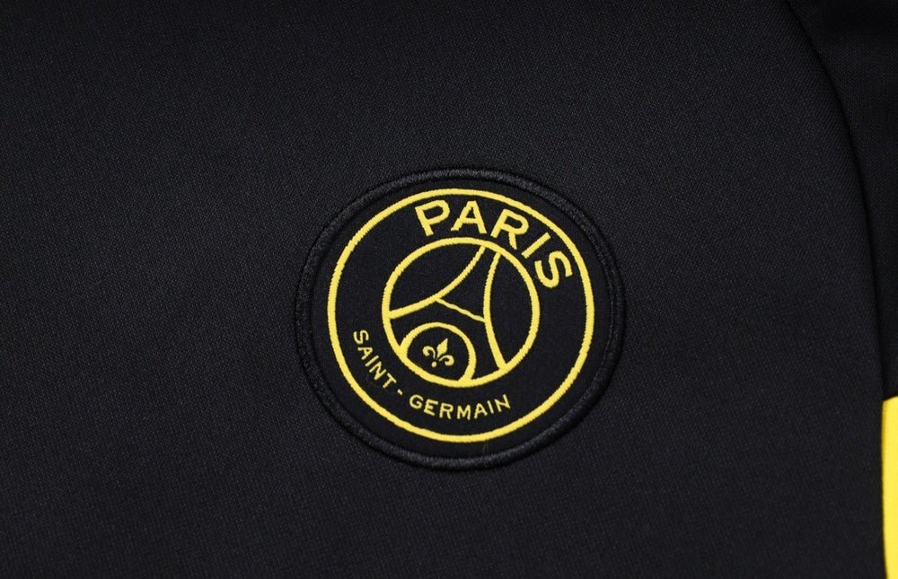 PSG Black and Yellow Premium Tracksuit - Premium Quality Kits at Football Monarch