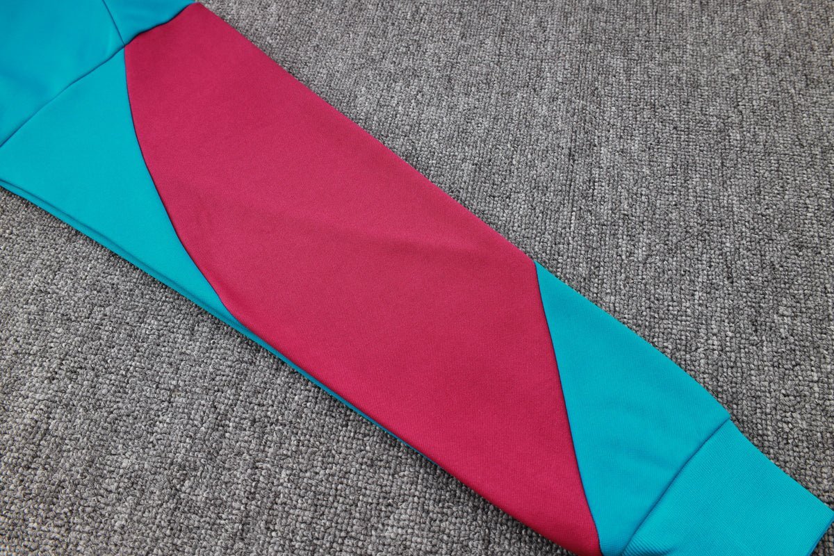 PSG Turquoise and Pink Premium Tracksuit - Premium Quality Kits at Football Monarch