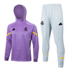 Real Madrid Purple and White Premium Tracksuit - Premium Quality Kits at Football Monarch
