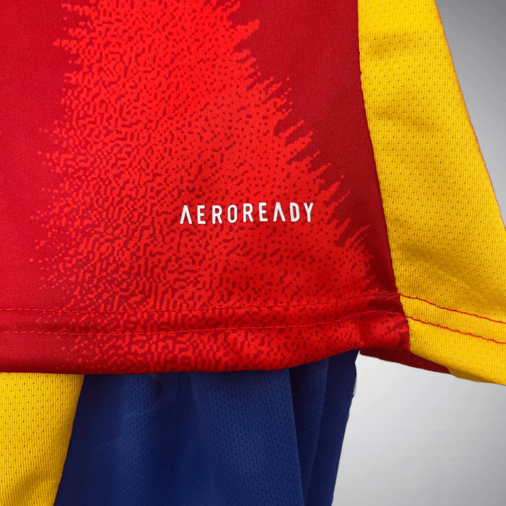 Spain 2024 Home Kids Size Kit - Premium Quality Kits at Football Monarch